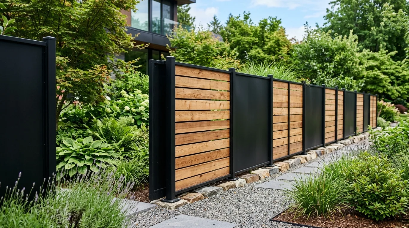 9 Modern Fence Design Ideas for a Sleek Look